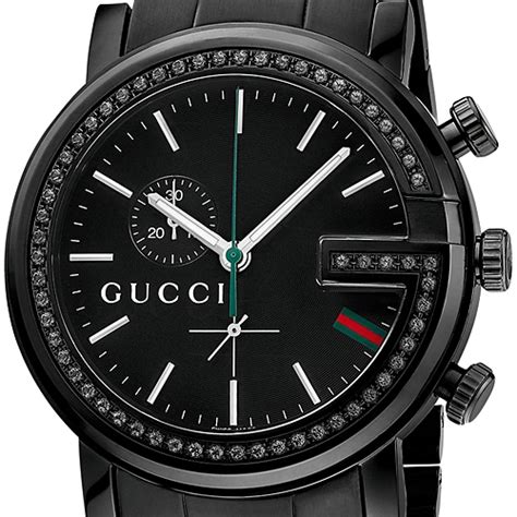 gucci watch g face|black gucci watch with diamonds.